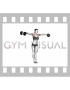 Dumbbell Standing Bent Arm Lateral raise (female)