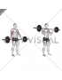 Barbell Standing Wide Grip Biceps Curl