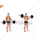 Barbell Standing Wide Grip Biceps Curl