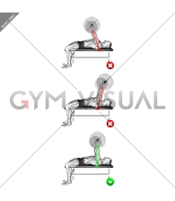 Chest Bench Press - Arms (WRONG-RIGHT)