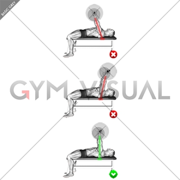 Chest Bench Press - Arms (WRONG-RIGHT)