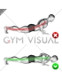 Push-up - End position (WRONG-RIGHT)