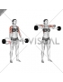 Barbell Shoulder Grip Upright Row (female)