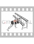 Dumbbell One Arm Row (rack support)