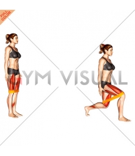 Resistance Band Lunge