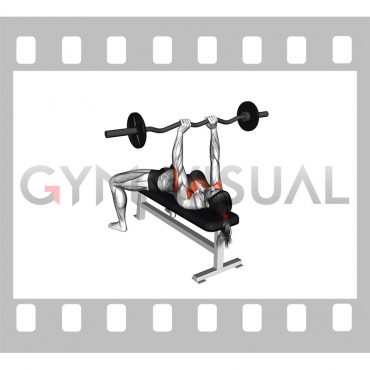 EZ-bar Close-Grip Bench Press (female)