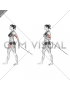 Cable One Arm Biceps Curl (VERSION 2) (female)