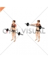 Barbell Front Raise (female)