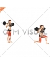 Barbell Lunge (female)