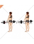 Barbell Shrug (female)