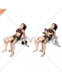 Dumbbell Incline Hammer Curl (female)