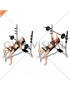 Barbell Incline Close Grip Bench Press (female)