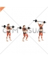 Barbell Power Jerk (female)