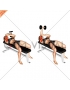 Dumbbell Lying One Arm Pronated Triceps Extension (female)