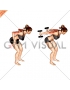 Dumbbell Standing Kickback (female)