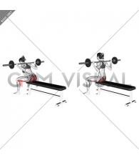 Barbell Seated Good morning (female)