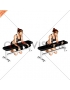 Dumbbell Over Bench Revers Wrist Curl (female)