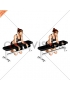 Dumbbell Over Bench Wrist Curl (female)