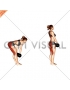 Dumbbell Stiff Leg Deadlift (female)