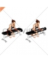 Barbell Palms Up Wrist Curl Over A Bench (female)