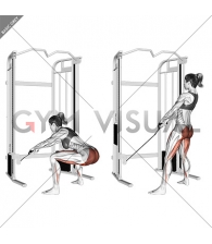 Cable Standing Hip Thrust (female)