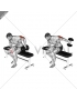 Dumbbell Seated One Arm Kickback