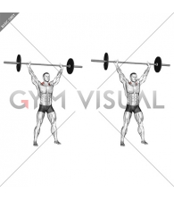 Barbell Overhead Shrug