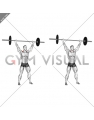Barbell Overhead Shrug