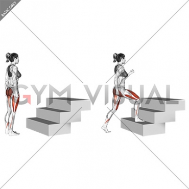 Stair Up (female)