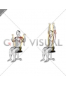 Resistance Band Seated Shoulder Press