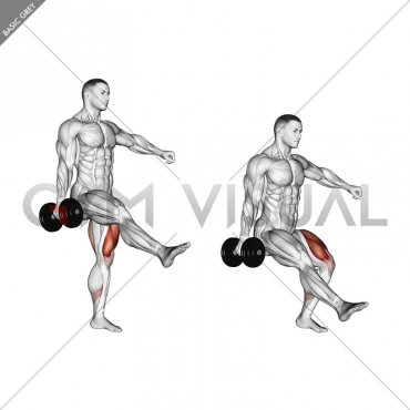 Dumbbell Single Leg Squat