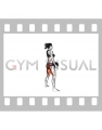Dumbbell Sumo Pull Through (female)