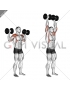 Dumbbell Standing Overhead Press