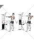 Cable Standing Rear Delt Horizontal Row (with rope)