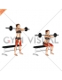 Barbell Bench Front Squat (female)