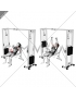 Cable Incline Bench Press (female)