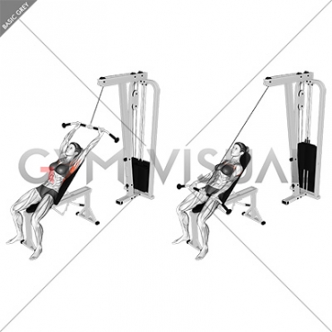 Cable Incline Pushdown (female)