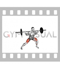 Barbell Lateral Lunge