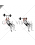 EZ Barbell Incline Triceps Extension