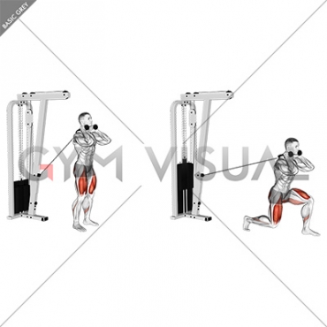 Cable Forward Lunge