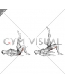 Single Leg Hip Bridge (straight leg) (male)