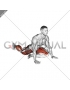 Lying Leg Tuck Hip Stretch (male)