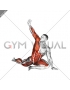 Lying Leg Tuck Hip Twist Stretch (male)