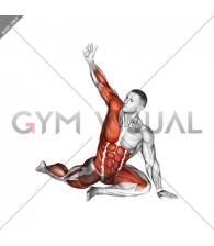 Lying Leg Tuck Hip Twist Stretch (male)