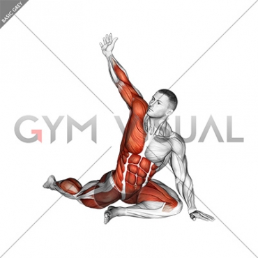 Lying Leg Tuck Hip Twist Stretch (male)