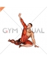 Lying Leg Tuck Hip Twist Stretch (male)