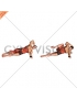 Elbow to Knee Side Plank Crunch (male)