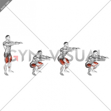 Bodyweight Pulse Squat