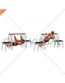 Inverted Underhand Grip Row between Chairs