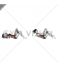 Hand Opposite Knee Crunch